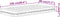 vidaXL - Schuimmatras - hardheid - H2 - H3 - 80x220 - cm - wit