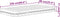 vidaXL - Schuimmatras - hardheid - H2 - H3 - 90x220 - cm - wit