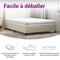 vidaXL - Schuimmatras - middelzacht - 140x190 - cm