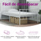 vidaXL - Schuimmatrassen - 2 - st - 7 - zones - hardheid - 20 - ILD - 90x200 - cm - wit