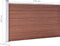 vidaXL - Schutting - 175x105 - cm - HKC - bruin