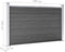 vidaXL - Schutting - 175x105 - cm - HKC - bruin