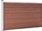 vidaXL - Schutting - 175x105 - cm - HKC - bruin