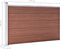 vidaXL - Schutting - 175x105 - cm - HKC - bruin