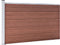 vidaXL - Schutting - 175x105 - cm - HKC - bruin