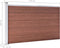 vidaXL - Schutting - 175x105 - cm - HKC - bruin