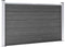 vidaXL - Schutting - 175x105 - cm - HKC - grijs