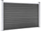 vidaXL - Schutting - 175x105 - cm - HKC - grijs