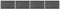 vidaXL - Schutting - 175x105 - cm - HKC - grijs