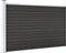 vidaXL - Schutting - 175x105 - cm - HKC - grijs