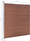 vidaXL - Schutting - 175x186 - cm - HKC - bruin