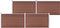 vidaXL - Schutting - 180x105 - cm - HKC - bruin