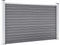vidaXL - Schutting - 180x105 - cm - HKC - grijs