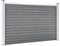 vidaXL - Schutting - 180x105 - cm - HKC - grijs