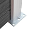 vidaXL - Schutting - 180x186 - cm - HKC - grijs