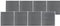 vidaXL - Schutting - 180x186 - cm - HKC - grijs