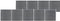 vidaXL - Schutting - 180x186 - cm - HKC - grijs