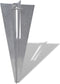 vidaXL - Schuttingpaalpinnen - 2 - st - staal
