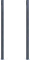 vidaXL - Schuttingpalen - 2 - st - 185 - cm - aluminium - donkergrijs
