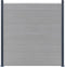 vidaXL - Schuttingpalen - 2 - st - 185 - cm - aluminium - donkergrijs