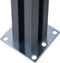 vidaXL - Schuttingpalen - 2 - st - 185 - cm - aluminium