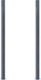vidaXL - Schuttingpalen - 2 - st - 185 - cm - aluminium