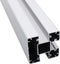 vidaXL - Schuttingpalen - 2 - st - 185 - cm - aluminium