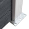 vidaXL - Schuttingpalen - 3 - st - 185 - cm - aluminium