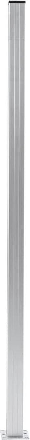 vidaXL - Schuttingpalen - 3 - st - 185 - cm - aluminium