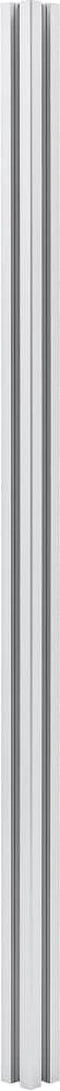 vidaXL - Schuttingpalen - 3 - st - 185 - cm - aluminium