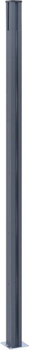 vidaXL - Schuttingpalen - 3 - st - 185 - cm - aluminium