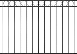 vidaXL - Schuttingpaneel - 1,7x1,2 - m - staal - zwart