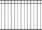 vidaXL - Schuttingpaneel - 1,7x1,2 - m - staal - zwart