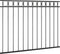vidaXL - Schuttingpaneel - 1,7x1,2 - m - staal - zwart