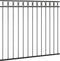 vidaXL - Schuttingpaneel - 1,7x1,5 - m - staal - zwart