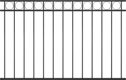 vidaXL - Schuttingpaneel - 1,7x1 - m - staal - zwart