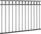 vidaXL - Schuttingpaneel - 1,7x1 - m - staal - zwart