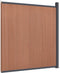 vidaXL - Schuttingpaneel - 173x186 - cm - HKC - bruin