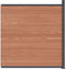 vidaXL - Schuttingpaneel - 173x186 - cm - HKC - bruin