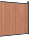 vidaXL - Schuttingpaneel - 173x186 - cm - HKC - bruin