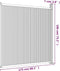vidaXL - Schuttingpaneel - 173x186 - cm - HKC - bruin