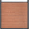 vidaXL - Schuttingpaneel - 173x186 - cm - HKC - bruin