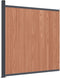 vidaXL - Schuttingpaneel - 173x186 - cm - HKC - bruin