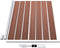 vidaXL - Schuttingpaneel - 175x146 - cm - HKC - bruin