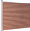 vidaXL - Schuttingpaneel - 175x146 - cm - HKC - bruin
