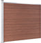 vidaXL - Schuttingpaneel - 175x146 - cm - HKC - bruin