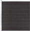 vidaXL - Schuttingpaneel - 175x186 - cm - HKC - zwart