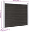 vidaXL - Schuttingpaneel - 180x146 - cm - HKC - grijs