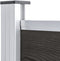 vidaXL - Schuttingpaneel - 180x146 - cm - HKC - grijs