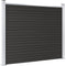vidaXL - Schuttingpaneel - 180x146 - cm - HKC - grijs